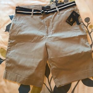 U.S. Polo Assn Khaki Shorts Size 34